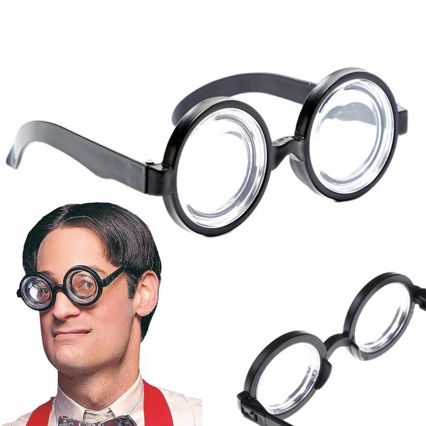 HRUBÉ OKULIARE NERDER PRE HALLOWEEN NERD END